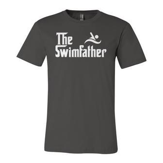 The Swim Father Swimming Swimmer Jersey T-Shirt | Mazezy