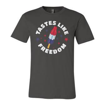 Tastes Like Freedom Red White Blue 4Th Of July Party Jersey T-Shirt | Mazezy