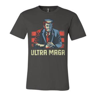 The Great Maga King Trump Ultra Proud Ultramaga Unisex Jersey Short Sleeve Crewneck Tshirt - Monsterry