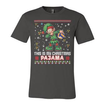 This Is My Christmas Pajama Volleyball 874 Shirt Unisex Jersey Short Sleeve Crewneck Tshirt | Favorety