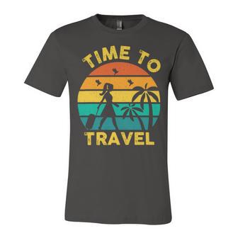 Time To Travel 807 Trending Shirt Unisex Jersey Short Sleeve Crewneck Tshirt | Favorety AU