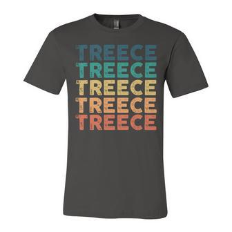Treece Name Shirt Treece Family Name Unisex Jersey Short Sleeve Crewneck Tshirt - Monsterry DE