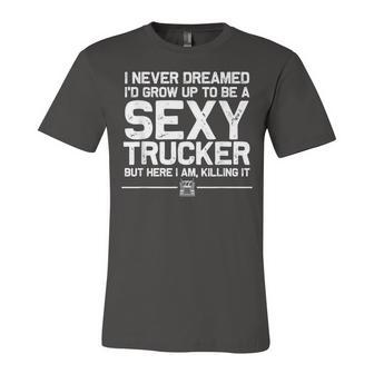Truck Driver For Trucker Trucking Lover Jersey T-Shirt | Mazezy