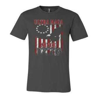 Ultra Maga Since 1776 Anti Joe Biden 4Th Of July Jersey T-Shirt | Mazezy