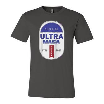 Ultra Maga 4Th Of July Raglan Baseball Tee Jersey T-Shirt | Mazezy