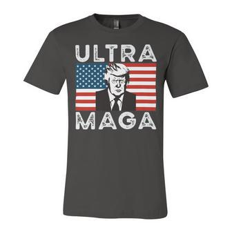 Ultra Maga Funny Trump Biden Usa Unisex Jersey Short Sleeve Crewneck Tshirt - Monsterry