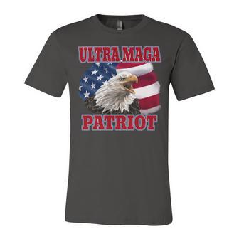 Ultra Maga Patriot American Eagle Us Flag Unisex Jersey Short Sleeve Crewneck Tshirt | Favorety CA