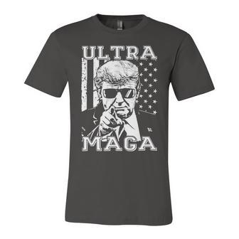 Ultra Maga Shirt Funny Anti Biden Us Flag Pro Trump Trendy Unisex Jersey Short Sleeve Crewneck Tshirt - Monsterry