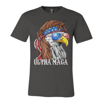 Ultra Maga Trump Sunglasses Eagle Head Usa Flag Bandana Unisex Jersey Short Sleeve Crewneck Tshirt | Favorety CA