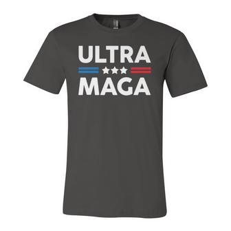 Ultra Mega Patriotic Trump Republicans Conservatives Apparel Jersey T-Shirt | Mazezy