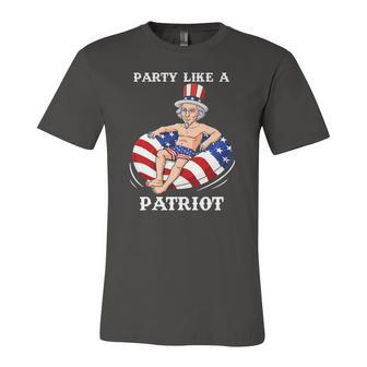Uncle Sam 4Th Of July Usa Patriot Jersey T-Shirt | Mazezy