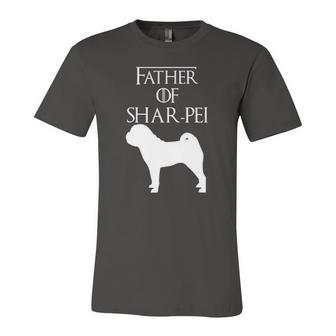 Unique White Father Of Chinese Shar Pei Dog Lover E010613 Ver2 Jersey T-Shirt | Mazezy