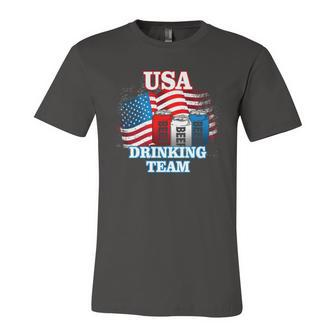 Usa Drinking Team Flag Beer Lovers Jersey T-Shirt | Mazezy