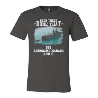 Uss Bonhomme Richard Lhd-6 Veterans Day Fathers Day Jersey T-Shirt | Mazezy