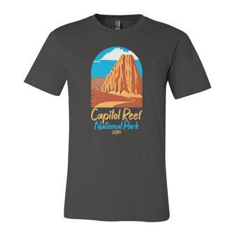Utah National Park Usa Capitol Reef National Park Jersey T-Shirt | Mazezy