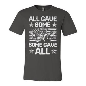 Veteran Veterans Day All Gave Some Some Gave All Veteran Life 86 Navy Soldier Army Military Unisex Jersey Short Sleeve Crewneck Tshirt - Monsterry DE