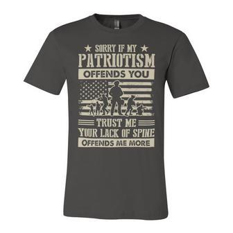 Veteran Veterans Day Trust Me Your Lack Of Spine Offends Veteran More 92 Navy Soldier Army Military Unisex Jersey Short Sleeve Crewneck Tshirt - Monsterry AU