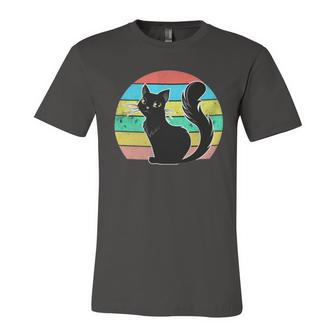 Vintage Black Cat Lover 307 Shirt Unisex Jersey Short Sleeve Crewneck Tshirt | Favorety CA