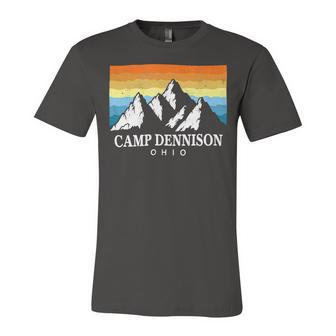 Vintage Camp Dennison Ohio Mountain Hiking Souvenir Print T Shirt Unisex Jersey Short Sleeve Crewneck Tshirt - Monsterry AU