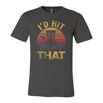 Vintage Disc Golf Retro Id Hit That Golf Disc Lover Jersey T-Shirt | Mazezy