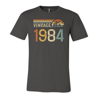 Vintage Made In 1984 38Th Birthday Retro Classic 1984 Jersey T-Shirt | Mazezy