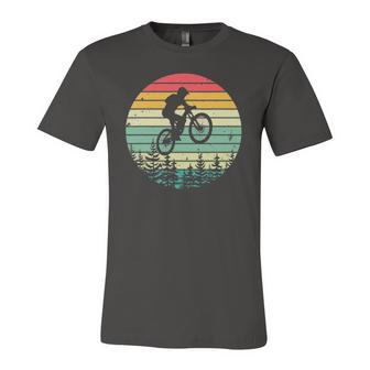 Vintage Mountain Bike Retro Downhill Biking Jersey T-Shirt | Mazezy