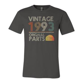 Vintage Original Parts Birthday 1993 29Th Retro Style Jersey T-Shirt | Mazezy