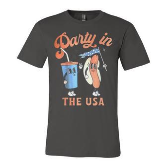 Vintage Party In The Usa 4Th Of July Clothing Jersey T-Shirt | Mazezy