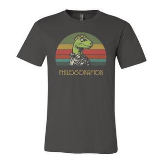 Vintage Philosoraptor Dinosaurs Lovers Jersey T-Shirt | Mazezy