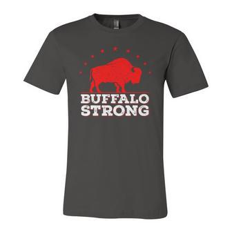 Vintage Pray For Buffalo Buffalo Strong Jersey T-Shirt | Mazezy