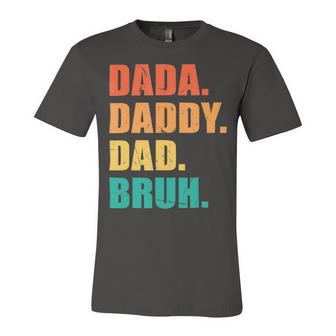 Vintage Retro Fathers Day Outfit Dada Daddy Dad Bruh 8 Shirt Unisex Jersey Short Sleeve Crewneck Tshirt | Favorety UK