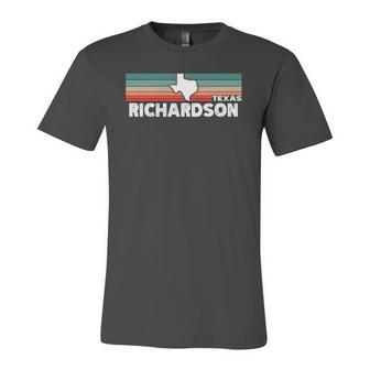 Vintage Retro Richardson Tx Tourist Native Texas State Jersey T-Shirt | Mazezy