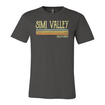 Vintage Retro Simi Valley California Vacation Jersey T-Shirt | Mazezy