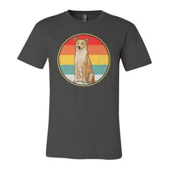 Vintage Retro Sunset Canaan Dog Dog Jersey T-Shirt | Mazezy
