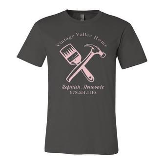 Vintage Vallee Home Renovations Company Jersey T-Shirt | Mazezy