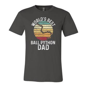 Vintage Worlds Best Ball Python Dad Pet Snake Jersey T-Shirt | Mazezy