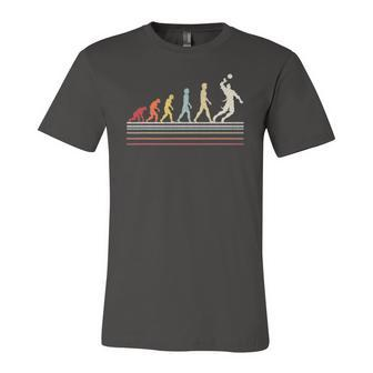 Volleyball Evolution Of Man Sport Retro Vintage Jersey T-Shirt | Mazezy