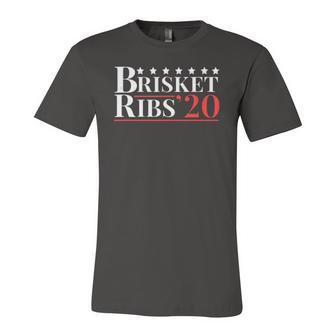 Vote Brisket And Ribs 2020 Barbeque Grilling Jersey T-Shirt | Mazezy