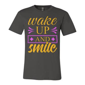 Wake Up And Smile 771 Trending Shirt Unisex Jersey Short Sleeve Crewneck Tshirt | Favorety AU