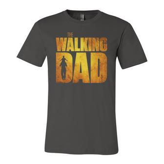Walking Dad Fathers Day Best Grandfather Fun Jersey T-Shirt | Mazezy