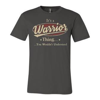 Warrior Shirt Personalized Name Gifts T Shirt Name Print T Shirts Shirts With Name Warrior Unisex Jersey Short Sleeve Crewneck Tshirt - Seseable