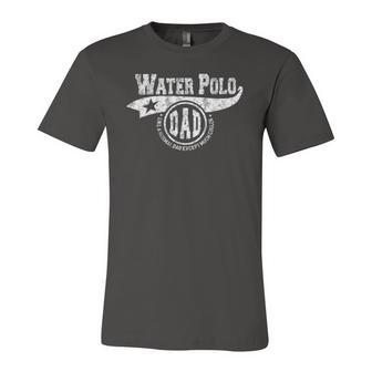 Water Polo Dad Fathers Day Father Sport Jersey T-Shirt | Mazezy