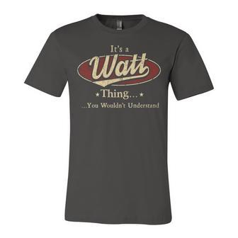 Watt Shirt Personalized Name Gifts T Shirt Name Print T Shirts Shirts With Name Watt Unisex Jersey Short Sleeve Crewneck Tshirt - Seseable