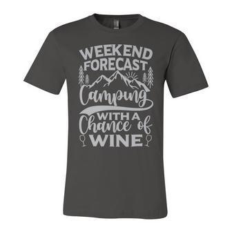 Weekend Forecast Mountain Camper 11 Shirt Unisex Jersey Short Sleeve Crewneck Tshirt | Favorety AU