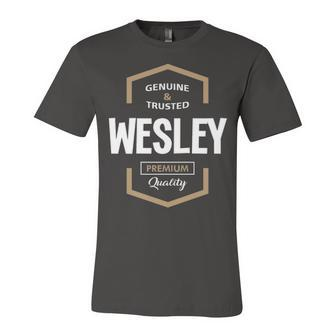 Wesley Name Gift Wesley Premium Quality Unisex Jersey Short Sleeve Crewneck Tshirt - Seseable