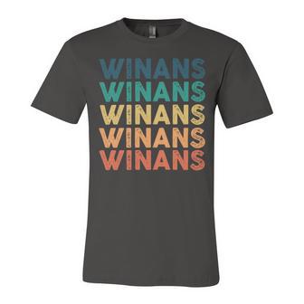 Winans Name Shirt Winans Family Name Unisex Jersey Short Sleeve Crewneck Tshirt - Monsterry CA