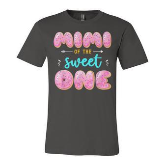 Women Mimi Of Sweet One First Birthday Matching Family Donut Unisex Jersey Short Sleeve Crewneck Tshirt - Seseable