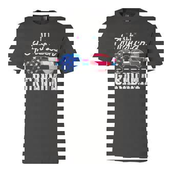 Womens Family 4Th Of July Matching Grandma American Flag Unisex Jersey Short Sleeve Crewneck Tshirt - Seseable