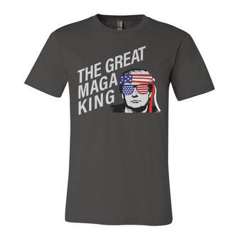 Womens The Great Maga King Trump Ultra Maga Unisex Jersey Short Sleeve Crewneck Tshirt | Favorety