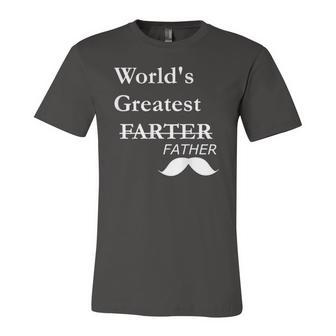 Worlds Greatest Farter- Fathers Day For Dad Jersey T-Shirt | Mazezy